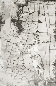 Szőnyeg Szürke Krém Beton Vakolat Márvány Loft Nappali Garda 180x270 cm