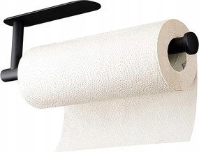 Papírtörölköző Tartó Konyhai Akasztó Loft Fúrás Nélkül Matt Fekete