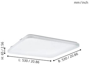 Eglo 98449 - LED Mennyezeti lámpa FRANIA-S LED/49,5W/230V