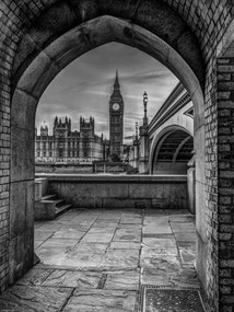 Poszter 30x40cm Kilátás a Big Benre az íven keresztül, Assaf Frank