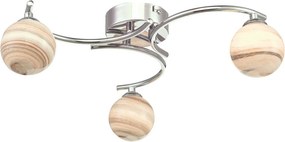 DAR LIGHTING ATI5350-07 ATIYA Mennyezeti Csillár Csiszolt Króm, Sokszínű G9 IP20