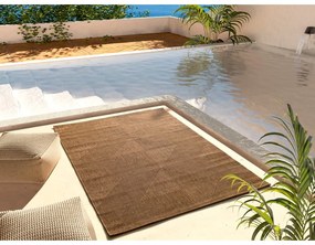 Barna kültéri szőnyeg 80x150 cm Guinea Natural – Universal