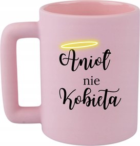 Bögre Rózsaszín Leo Vicces Ajándék Valentin Nap Angyal Nem Nő