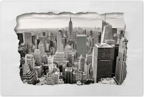 Poszterek 120x80 Manhattan madártávlatból