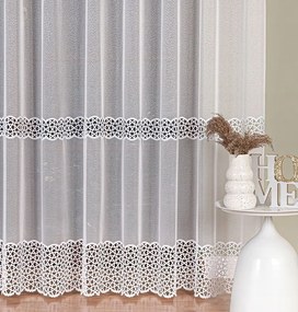 Mg Függöny markizeta prémium 6046 Enzo fehér, Gipszkarton 420x250 R szalaggal