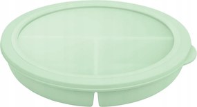 Ételtároló doboz 3 részre Osztott 30 x 5,5 cm Kerek Lunchbox 2 L