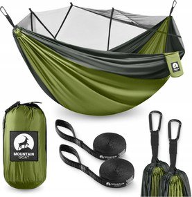 Kétszemélyes Turista Függőágy Szúnyoghálóval Túlélő Utazó Könnyű