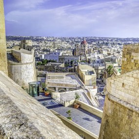 Poszter 70x70cm Panorámás kilátás Victoria városára, Assaf Frank