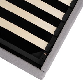 Łóżko 140x200 MARSYLIA z Pojemnikiem Szare