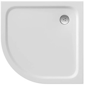 Ravak XA244401010 - Negyedköríves zuhanytálca ELIPSO 80x80 cm fehér