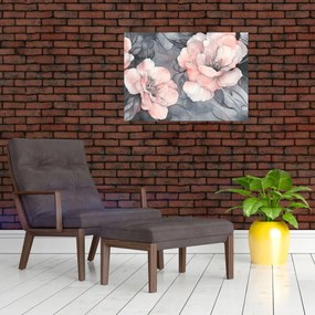 Kép - Virágok vázlata (70x50 cm)