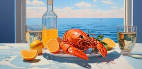 Poszter 91,3x44,5cm Homárok Nem Párosítható