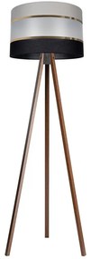 Állólámpa CORAL 1xE27/60W/230V barna/fekete/szürke/arany