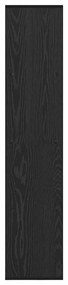 Könyvespolc Musta tammi 137.5 x 29 x 137.5 cm Faanyag
