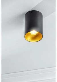 Lámpa Mennyezeti lámpatest TENSA, aluminium, 94x140 mm, IP20, GU10 max. 20W, kör, fekete