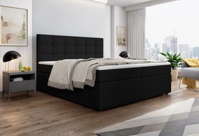 SALMA kárpitozott boxspring ágy + fedőmatrac - inari 22 / 160x200