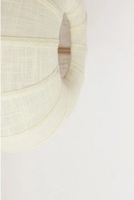 Krémszínű mennyezeti lámpa textil búrával ø 40 cm Zosia – Light &amp; Living