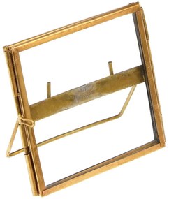 Aranyszínű fém álló képkeret 8x8 cm – Rex London