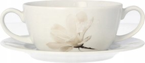 Lubiana Húsleveses Csésze Alátéttel Szett Pacalleveshez Magnolia 300 ml 16 cm