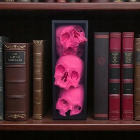 Koponya könyv – 3D betét PLA-val Horror Fantasy