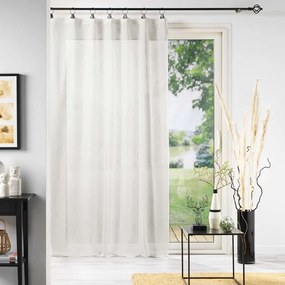Fehér átlátszó függöny 140x240 cm Linka – douceur d'intérieur