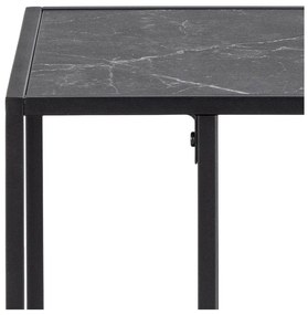 Tárolóasztal márvány dekoros asztallappal 43x35 cm Infinity – Actona