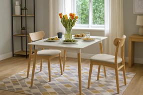 Téglalap alakú asztal 120 x 80 x 74 cm