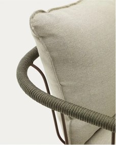 Világoszöld-bézs kerti kanapé Salguer – Kave Home