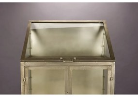 Szürke fém tálalószekrény 64x151x35 cm Monviso – Dutchbone