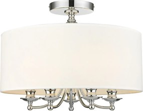 Cosmolight ABU DHABI C05428CH-WH Plafonlámpa 5x40W/E14