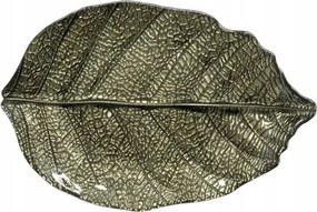 Üveg tálca őszi levél őszi dekoráció 32×21 cm