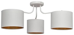 Felületre szerelhető csillár ALBA 3xE27/15W/230V fehér/arany