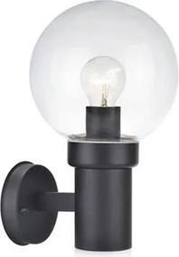 MARKSLÖJD 106922 CARIS Modern Kültéri Fali Lámpa Fekete E27 IP44