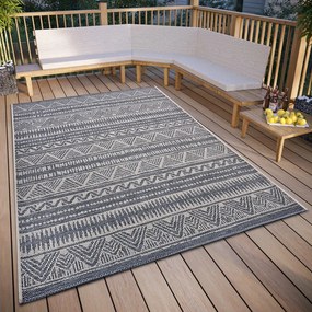 Szürke kültéri szőnyeg 115x170 cm Clyde Loto – Hanse Home