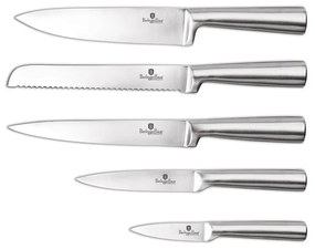 6-részes rozsdamentes acél konyhai kés készlet állvánnyal EMERALD 20177