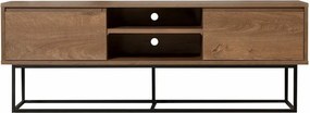 Rodez Walnut and Black I TV-asztal, M