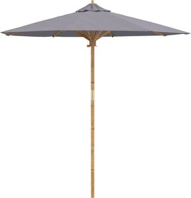 vidaXL Kerti napernyő Sötétszürke Ø 270 x 260 cm bambusz