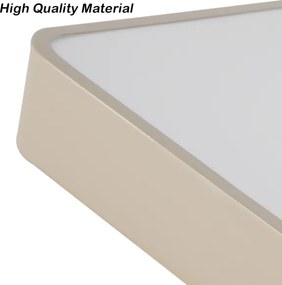 Brilagi-LED dimmelhető mennyezeti lámpatest POOL LED/36W/230V 3000-6000K 40x40 cm bézs+távirányítóval