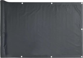 vidaXL 90x600 cm antracit szürke Oxford szövetű erkély ablak sötétítő