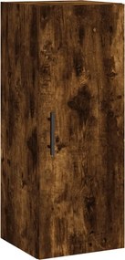 vidaXL füstös tölgy színű fali szekrény 34,5x34x90 cm
