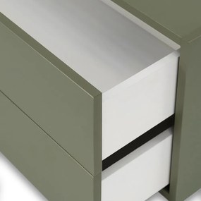 Boxie 2 fiókos fali szekrény 40x80x37 cm zöld