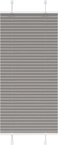 vidaXL pliszírozott redőny antracit 65x150 cm szövetszélesség 64,4 cm