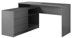 TUNGO grafit íróasztal