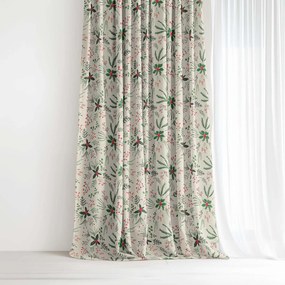Goldea valencia dekoratív drapéria - erdei ágcskák 240x135 cm