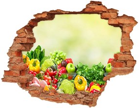 Fali matrica lyuk a falban Gyümölcsök és zöldségek nd-c-78204101