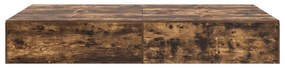 Tárolós Ágykeret Füstölt Tölgy 120x200 cm