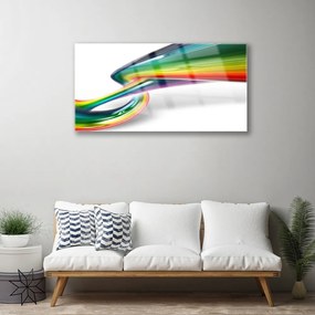 Üvegkép Abstract Rainbow Art 100x50 cm