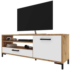Tv szekrény/asztal Cascade (lancester tölgy + fehér). 1098745