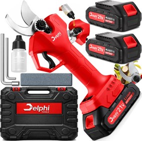 Metszőolló Akkumulátoros Elektromos Kerti Ágvágó Olló 2xAKU 30mm SK-5