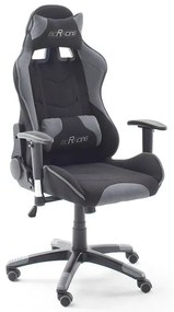 McRacing 2 forgószék szürke fekete